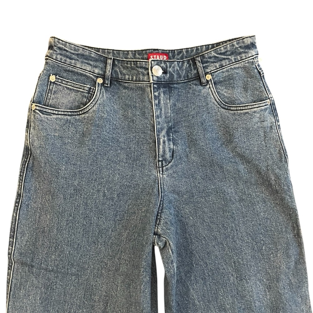 STAUD Grayson Wide Leg Jeans New Without Tags - Picture 3 of 13